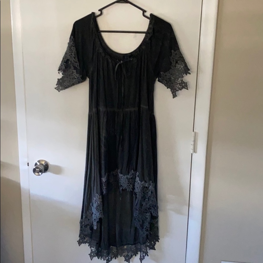 On or off the shoulder dress